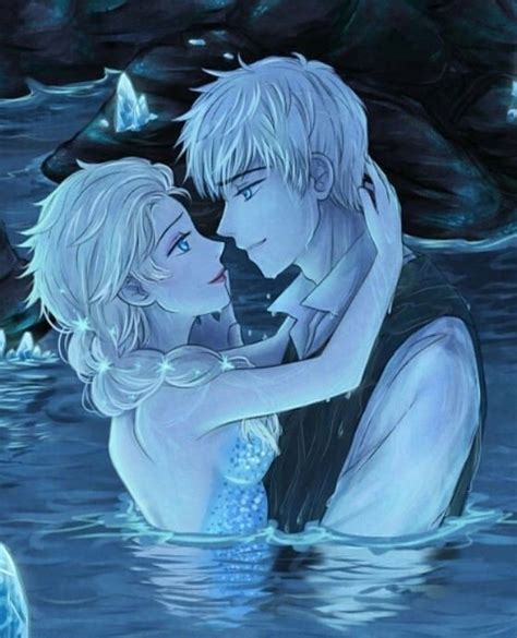 Absolutely Adorable 🥰 ️jelsa ️ Disney Fan Art Disney Couples Anime Couples Disney And