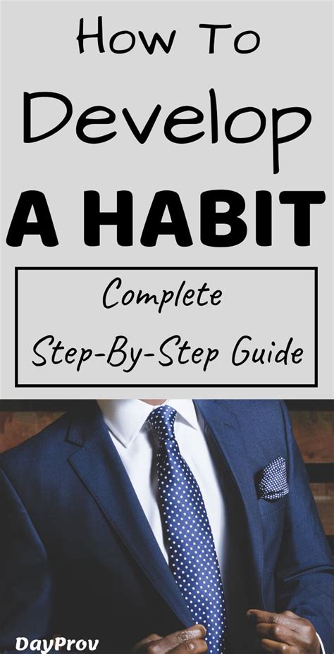 How To Develop A Habit Complete Step By Step Guide Development