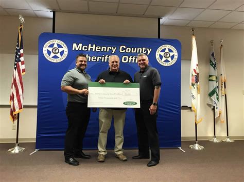 Mchenry County Sheriffs Office Receives Donation For Training Equipment
