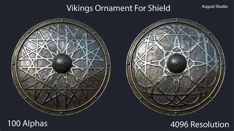 ArtStation Vikings Ornament For Shield Brushes Viking Ornament
