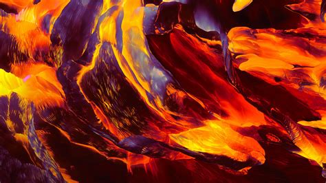 Wallpaper Abstract Lava Fire Artwork 2160x1215 Userdz 1473925