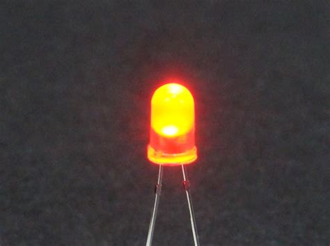 Led Red 5mm Diffused General Purpose 10 Pack Protosupplies