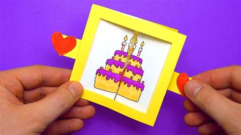 3 Cool Diy 3d Pop Up Greeting Card For Birthday Easy 3d Cards Diy