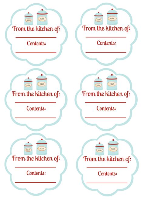 Free Printable Food Labels And Canning Labels Labels Printables