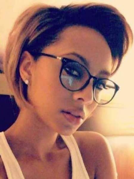 Great Short Hairstyles For Black Women Glasses Designer Glasses
