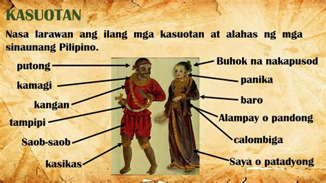 Pang Ibabang Damit Ng Sinaunang Kalalakihang Filipino Brainlyph