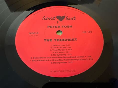 Peter Tosh The Toughest 12 Vinyl Lp Compilation 1996 Ebay