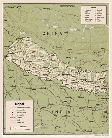 Detailed Political Map Of Nepal Ezilon Maps Mapdome Gambaran Images