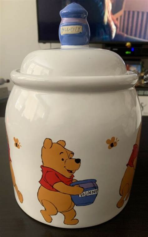 Disney Treasure Craft Classic Winnie The Pooh Cookie Jar Honey Pot Antique Price Guide