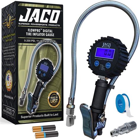 As an amazon associate i earn from qualifying purchases. JACO FlowPro Digital Tire Inflator with Pressure Gauge ...