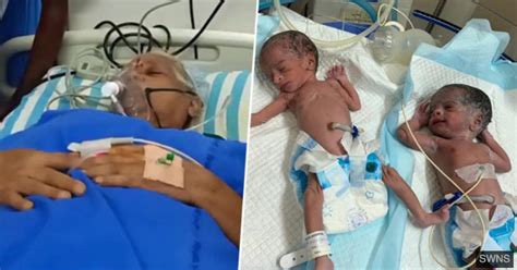 Woman Becomes Worlds Oldest Mom After Giving Birth To Twins Aged 74 Husband Suffers Stroke