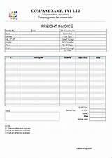 Carrier Invoice Template Photos