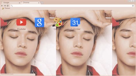 Nct U Lucas Eyes Closed 2 0 Chrome Theme Themebeta