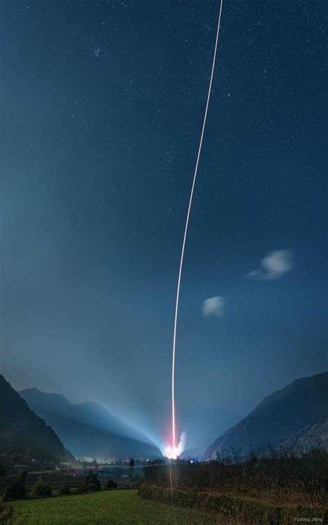 The launch took place from the wenchang cosmodrome. Rocket launch in china. : pics