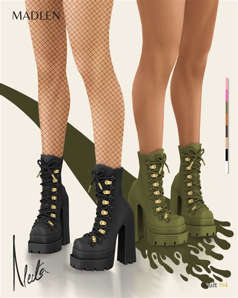 Emo Boots Furry Boots Sims 4 Mods Clothes Sims 4 Clothing Sims 4