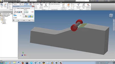 Using The Transitional Constraint In Autodesk Inventor Youtube