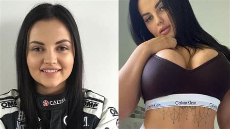 Supercars Driver Turned Porn Star Renee Gracie Boob Chandelier Tattoo