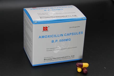 Gmp Certificated Amoxicillin Capsules 250mg China Antibiotic And