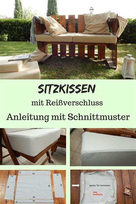 Man muß also keinen neuen stoff. Sitzkissen mit Reißverschluss selber nähen in 2020 ...