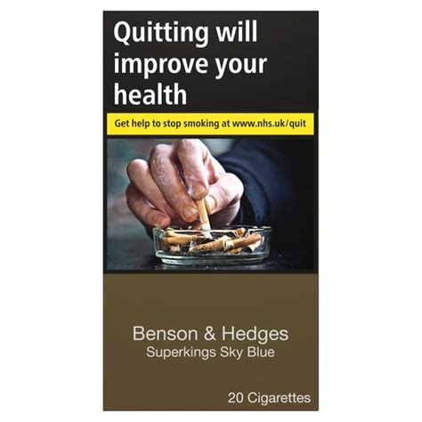 Benson And Hedges Superking Sky Blue 20 Cigarettes Tesco Groceries