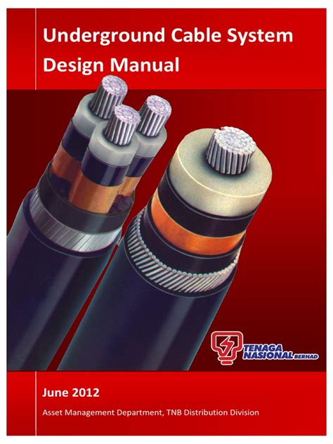 Tnb Ug Cable System Design Manual Gi Crossing