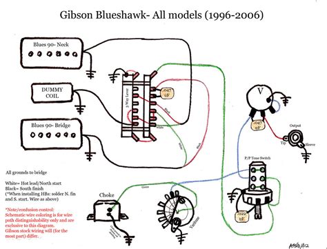 Guitar electronics understanding wiring and diagrams: blueshawk wiring diagram schematic gibson color | gibson blu… | Flickr