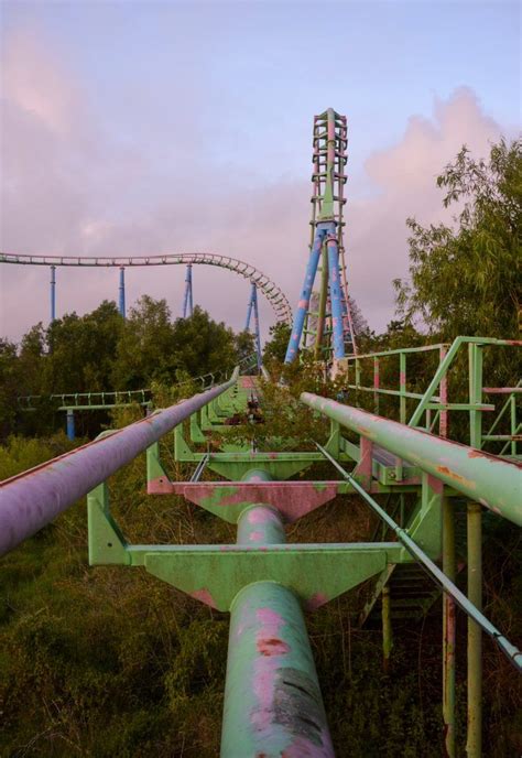 Exploring Abandoned Theme Park Six Flags New Orleans Brunette At