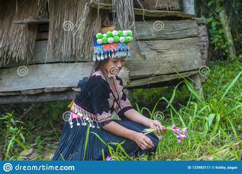 Hmong Ethnic Minority In Laos Editorial Photo - Image of touristic ...