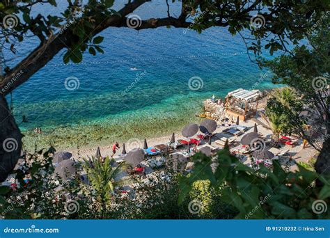 Αδριατική θάλασσα Dubrovnik Babin Kuk Lapad Κροατία Στοκ Εικόνες εικόνα από bazaars
