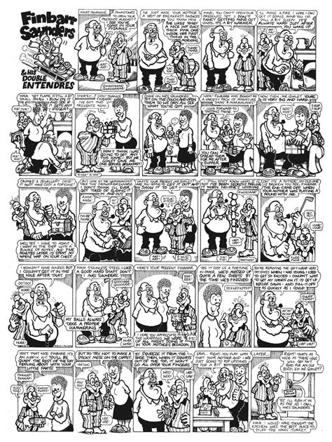 Finbarr Saunders And His Double Entendres Double Entendre Make Me Laugh Cartoon Illustration