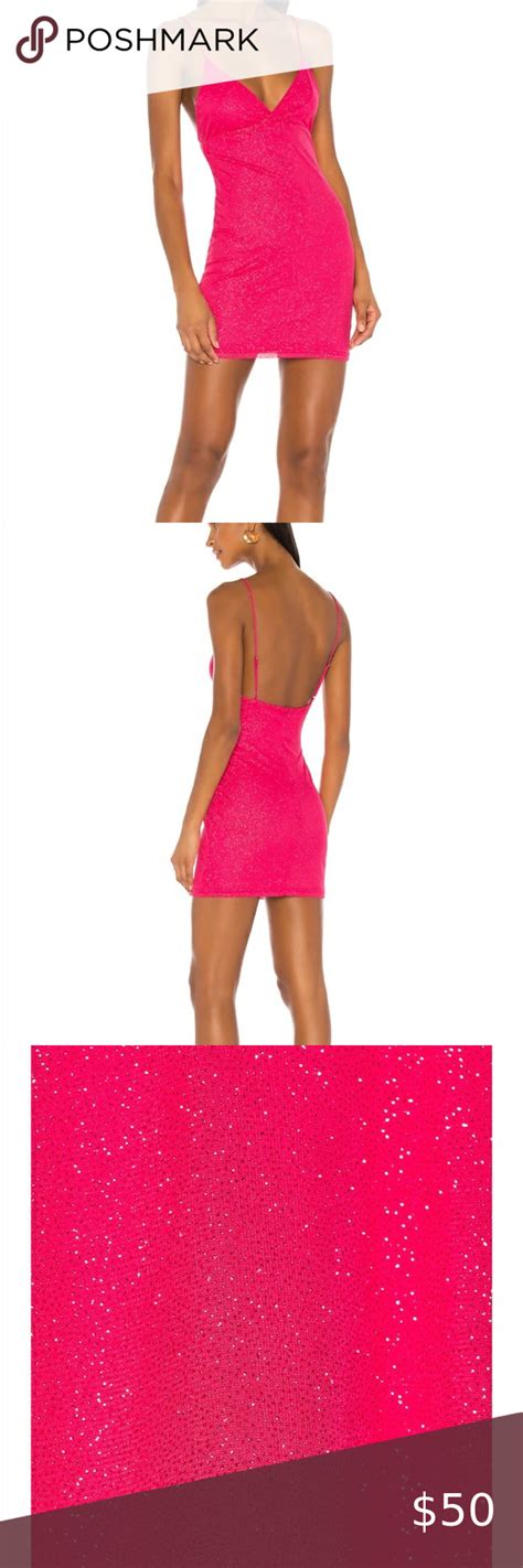Superdown Sydney Sparkle Mini Dress In Pink Sparkle Mini Dress Super