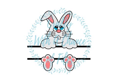 Download Easter SVG * Split Bunny SVG * Split Girl Easter Basket ...