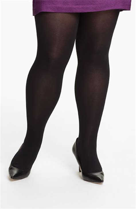 9 Places To Shop Black Plus Size Tights That Sometimes Even Go Up To A