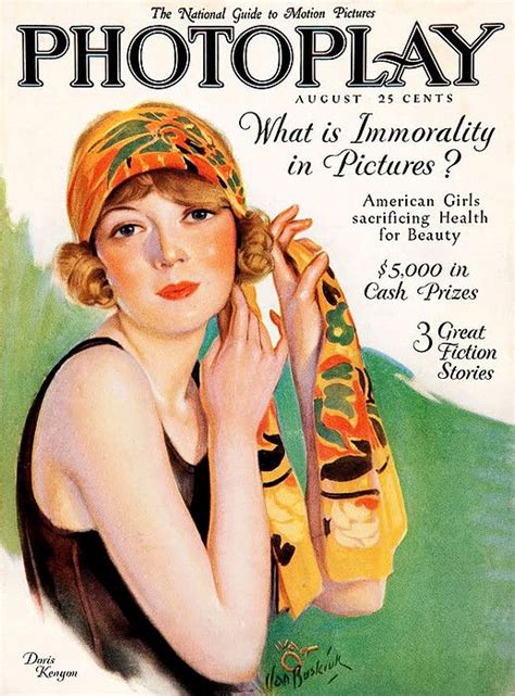 1920s Uk Photoplay Magazine Cover 1920 Makeup Flapper Makeup Vintage Makeup Vintage Beauty