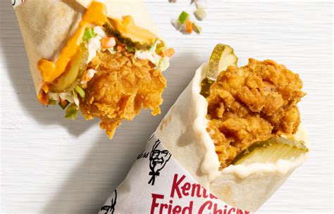 Kfc Introduces Two New Mouthwatering Chicken Wraps Parade