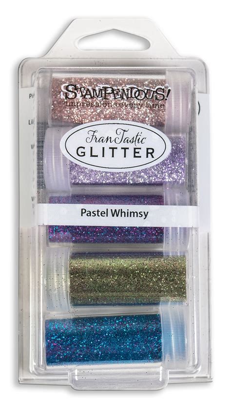 Stampendous Frantastic Ultra Fine Glitter Kit Pastel Whimsy 744019244788