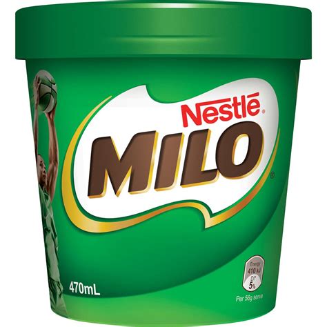 Nestle Milo Ice Cream Tub 470ml Woolworths