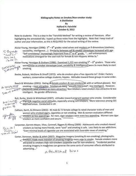 Annotated Bibliography Apa Style Example