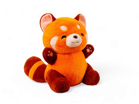 Red panda stuffed animal isolated on white 27954044 Stock Photo at Vecteezy