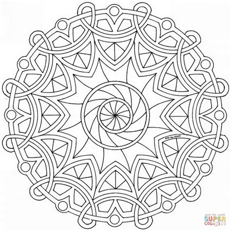 Free Celtic Mandala Coloring Pages Coloring Pages