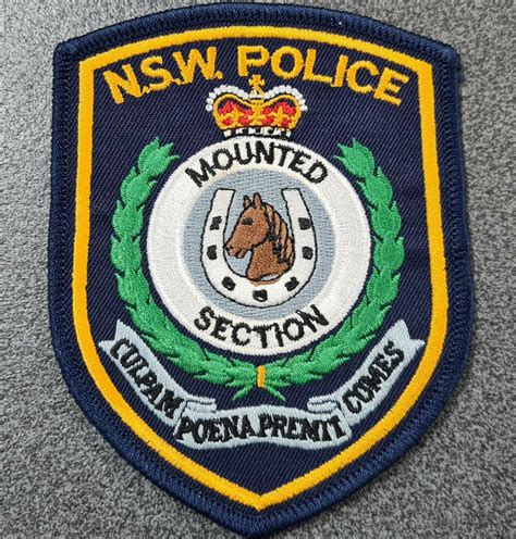 Post Ww2 Era Obsolete Australian Nsw Police Force Uniform Patches Lot 6
