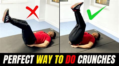 How To Do Crunches With Legs And Thighs Perfect Crunch For Beginning How To Do A Crunch