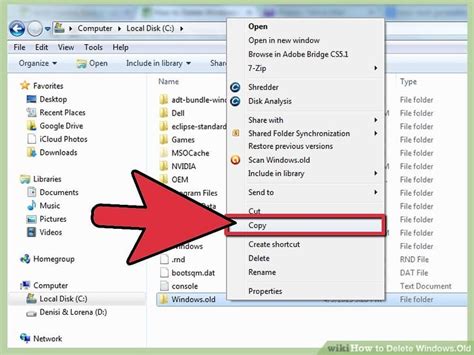 How To Delete Windowsold 10 Steps With Pictures Wikihow