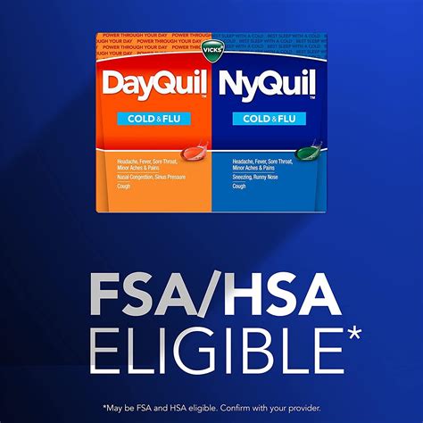 Vicks DayQuil NyQuil LiquiCaps 72 Count - Cold & Flu Relief Capsules