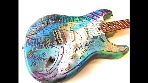 Fender Stratocaster Of Coldplay Jonny Buckland Owned