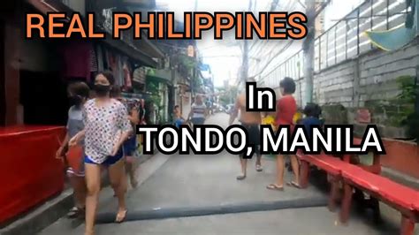 Walking Tour Streets Of Tondo Manila Philippines Youtube