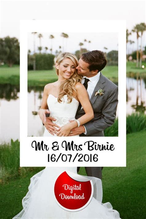 Custom Instagram Photo Booth Frame Wedding Photo Frames