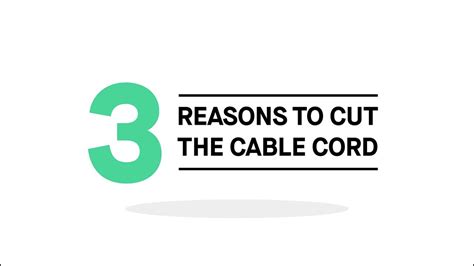3 Reasons To Cut The Cable Cord Youtube