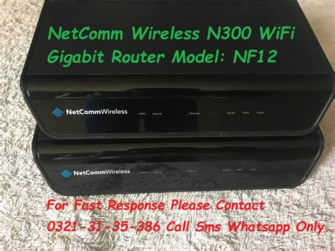 Netcomm N300 Gigabit Wireless Router Computers And Accessories 1068302951