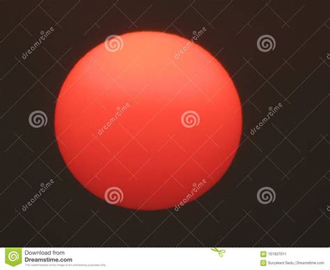 The Red Sun Stock Image Image Of Lighting Orange Light 101937011